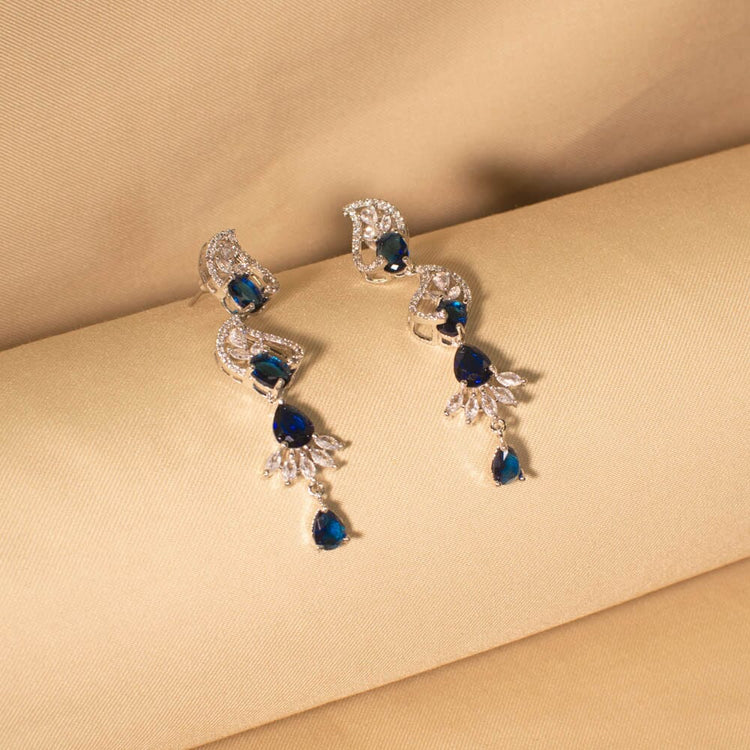 Kesha Necklace Set - Blue - Glitterati Collection