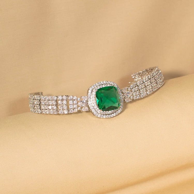 Kiara Choker Set - Sea Green -  Glitterati Collection