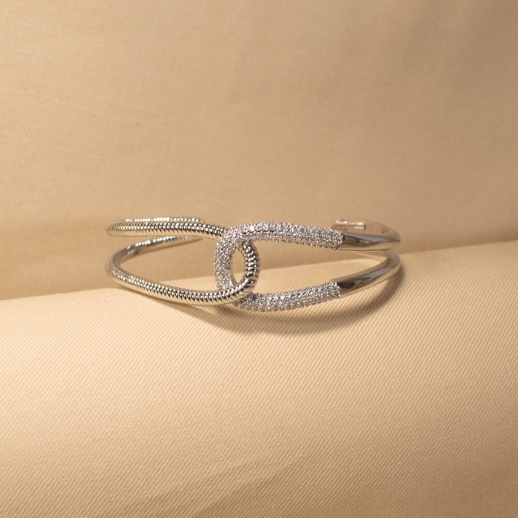 Knotted Bangle Bracelet