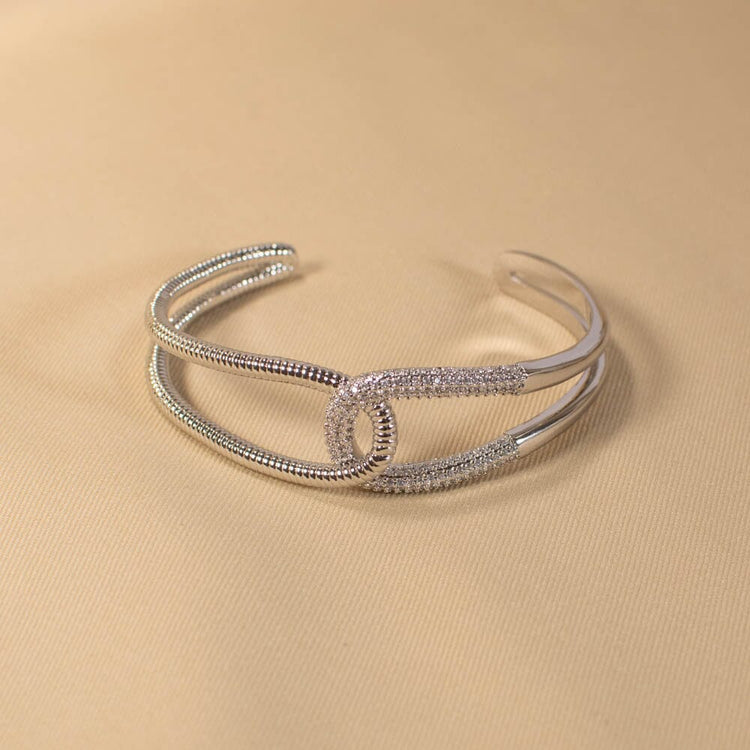 Knotted Bangle Bracelet