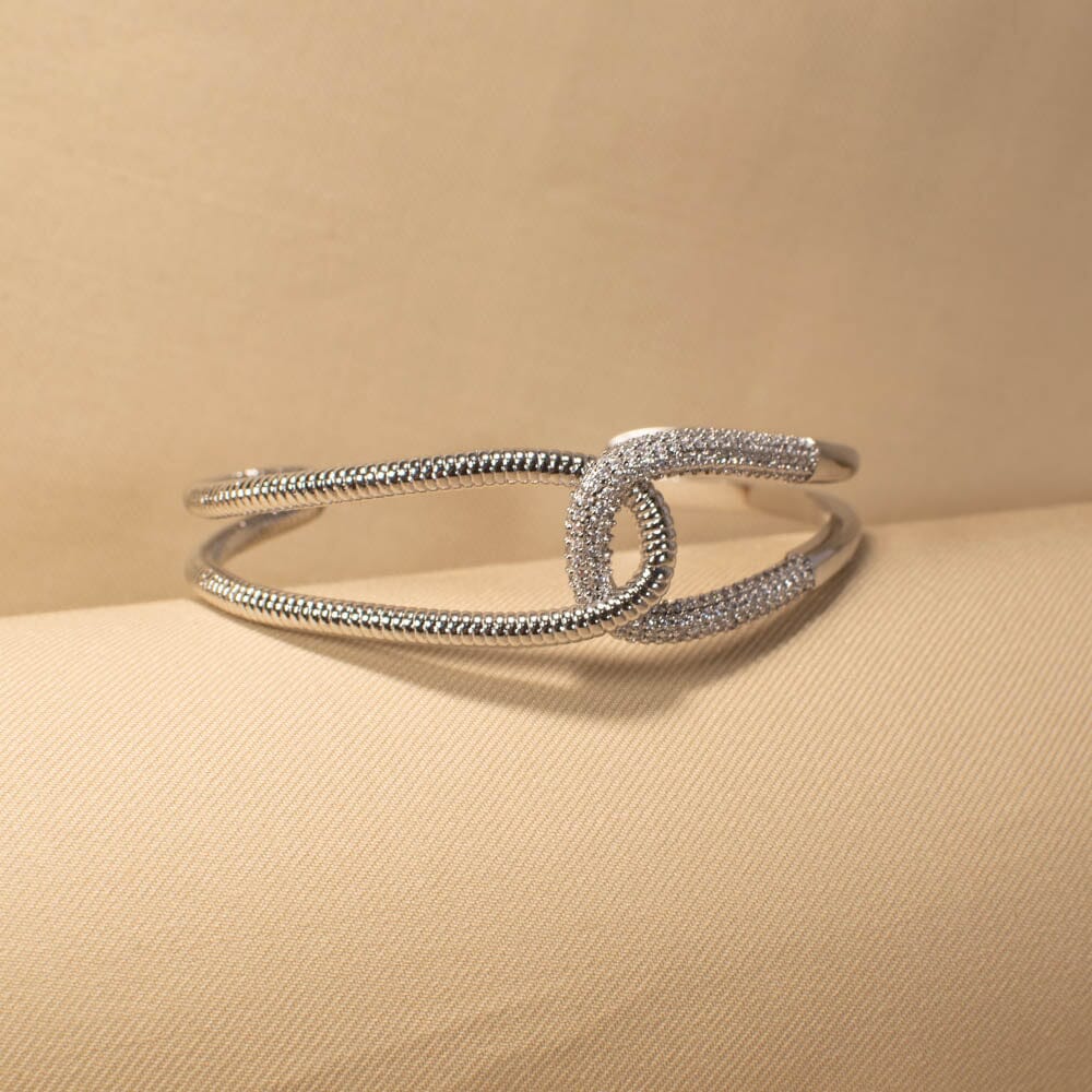 Knotted Bangle Bracelet