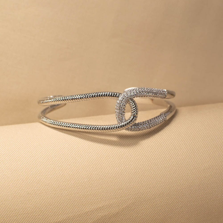 Knotted Bangle Bracelet