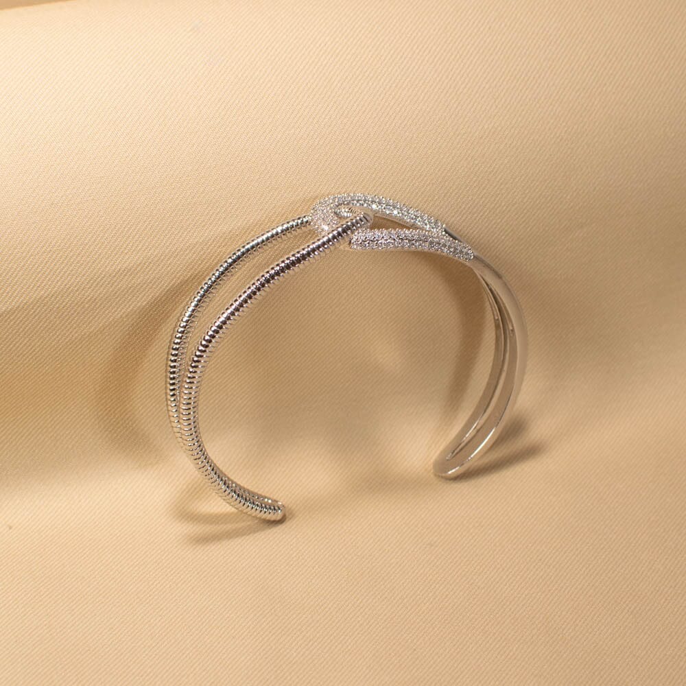 Knotted Bangle Bracelet