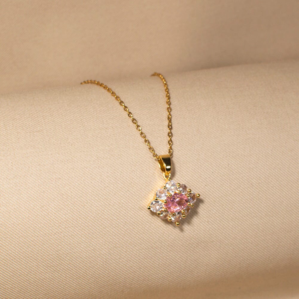 Lara Pendant Set-Pink