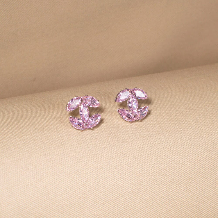 Laurel Studs - Pink
