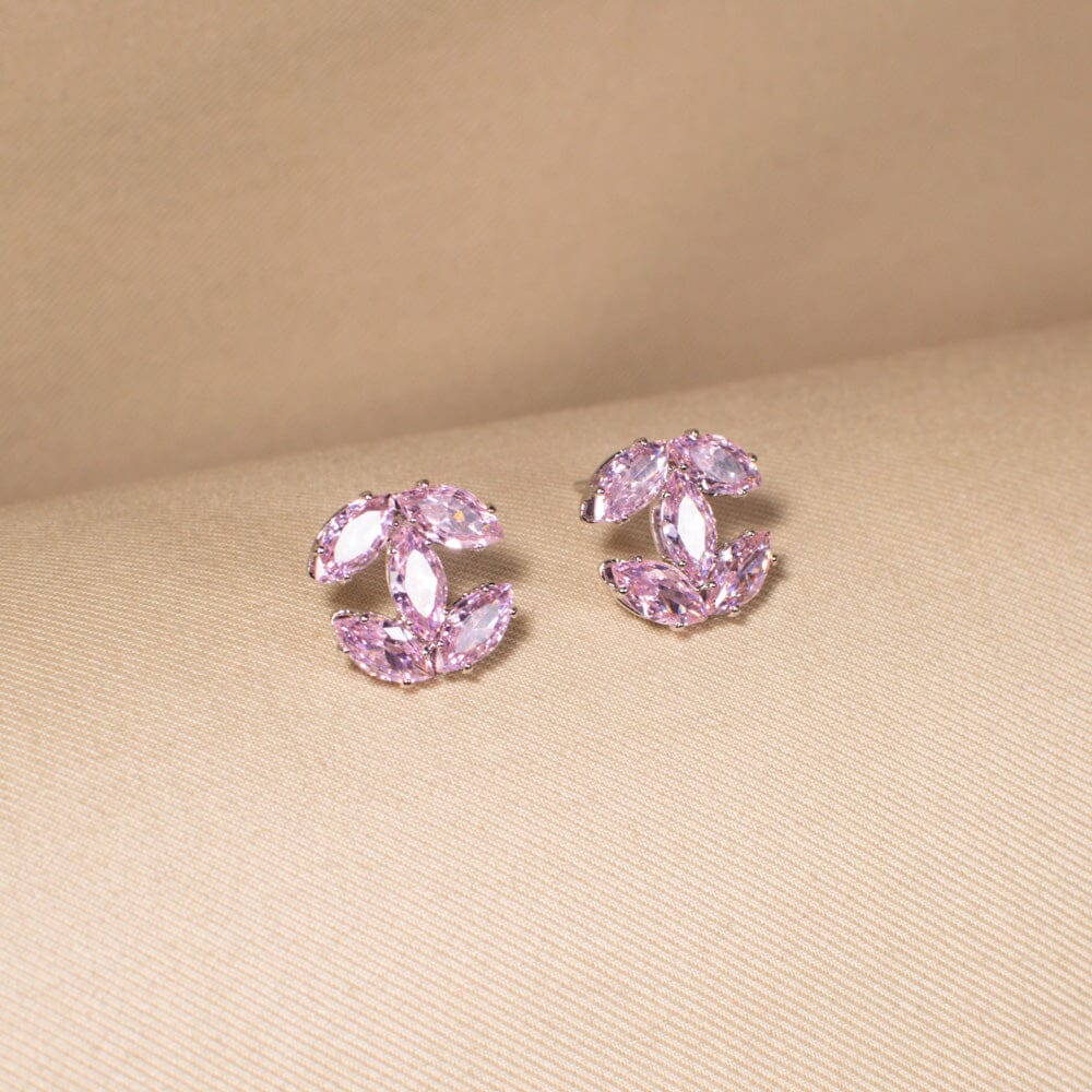 Laurel Studs - Pink
