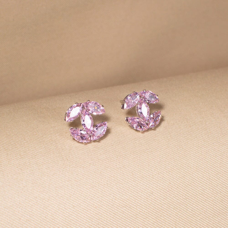 Laurel Studs - Pink