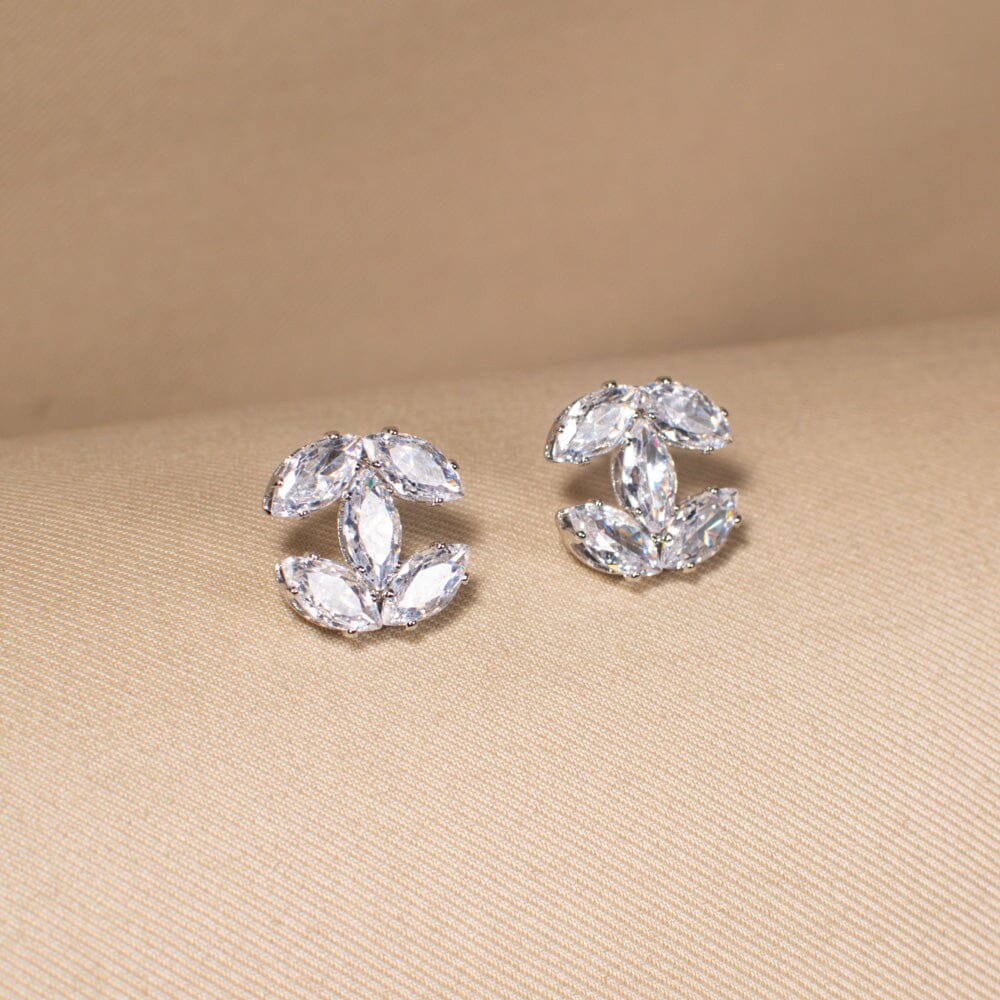 Laurel Studs - Silver