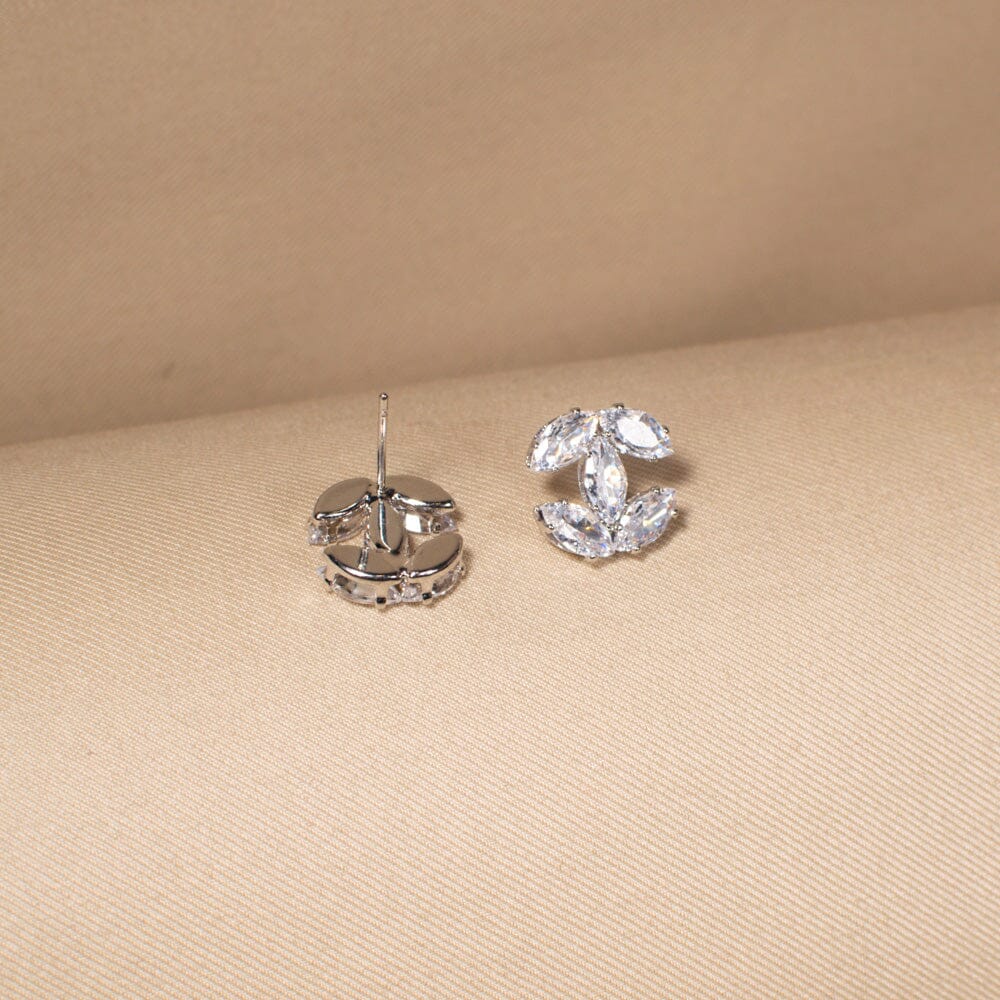 Laurel Studs - Silver
