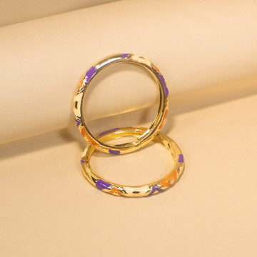 Lavender Bloom Bangles - Pack of 2