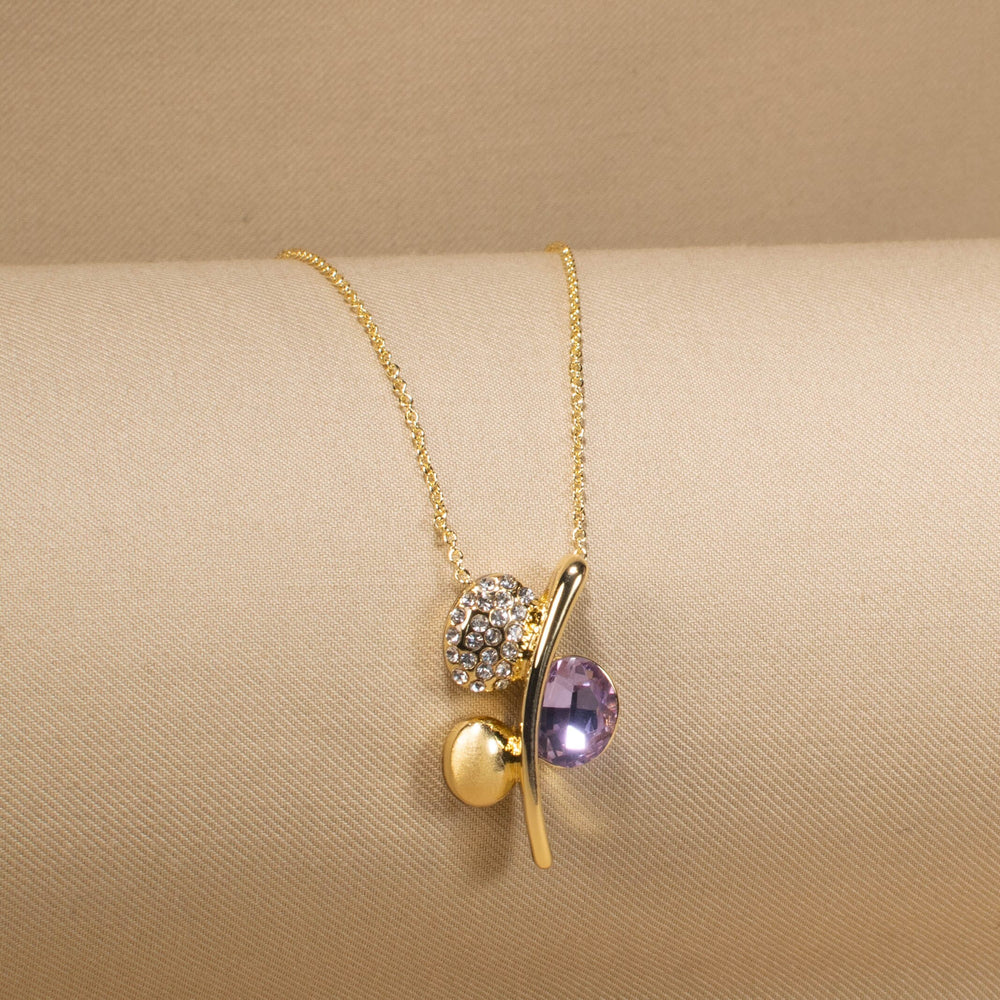 Lavender Orbit Pendant Set
