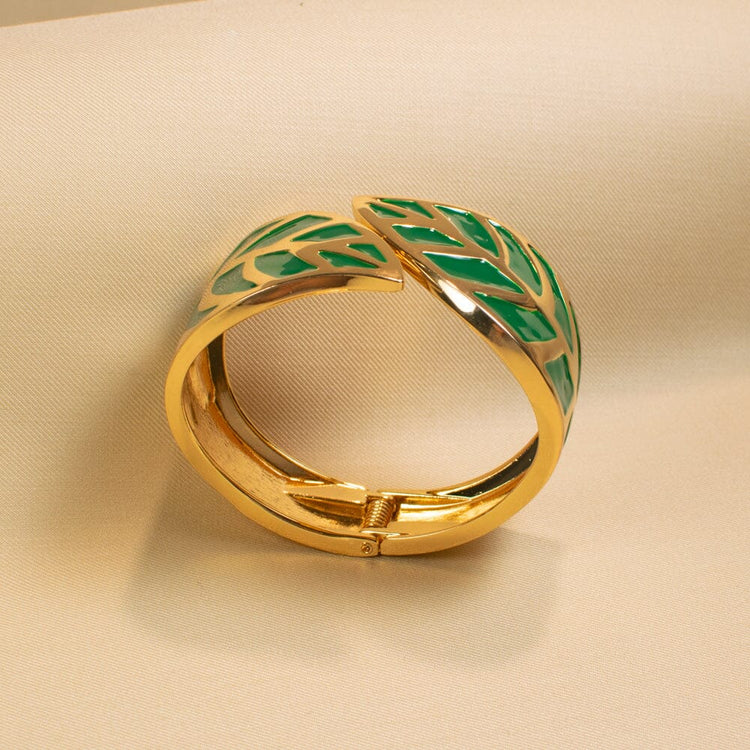 Leaf Enamel Bracelet