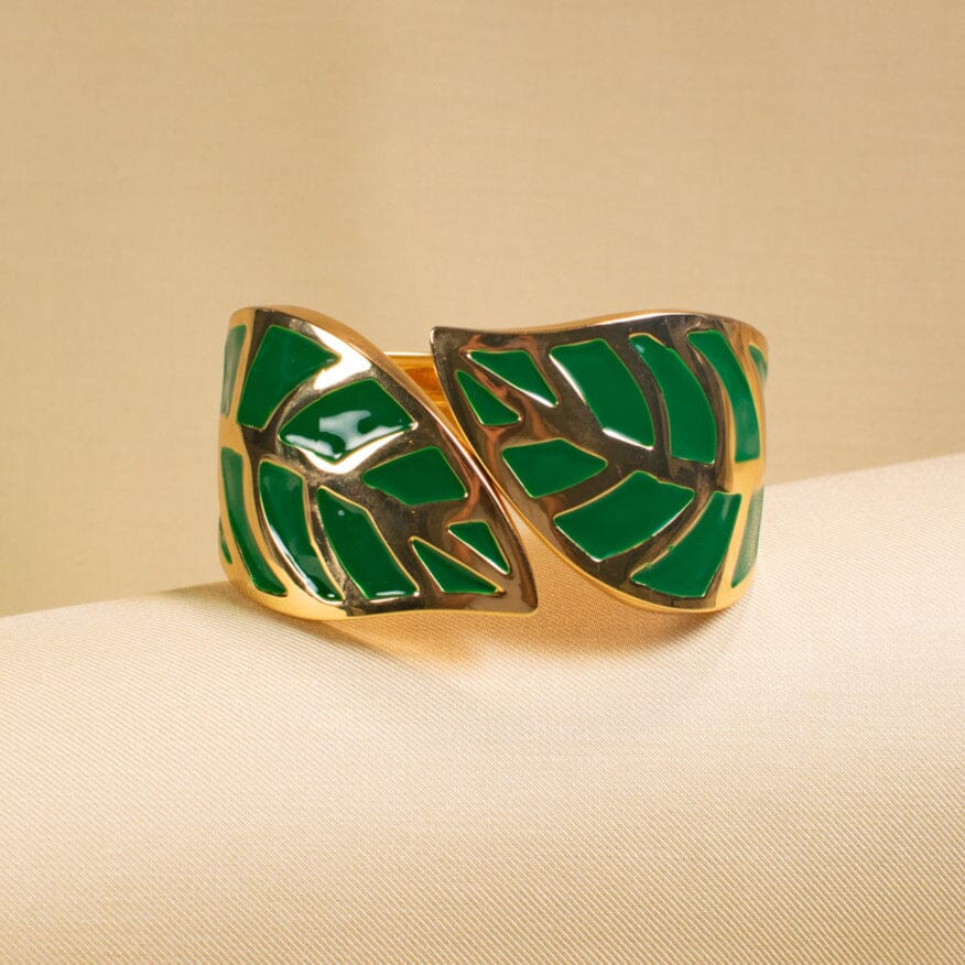 Leaf Enamel Bracelet