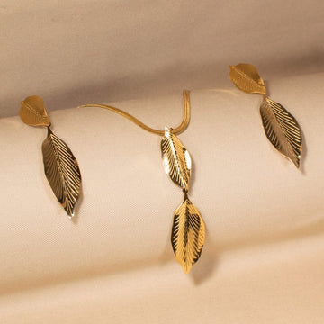 Leaf Legacy Pendant Set - Nature Collection