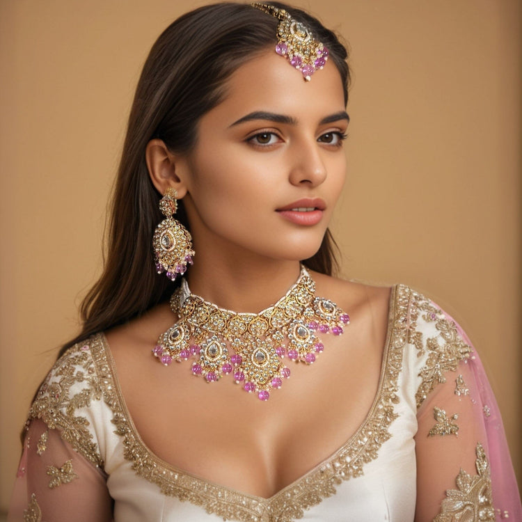Leela Necklace Set -  Pratha Collection