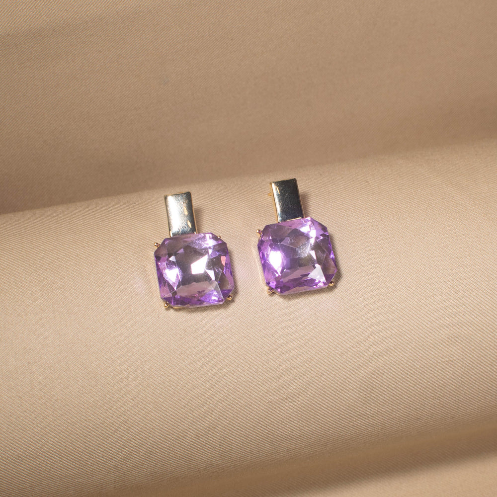 Lilac Dew Earrings- Glitterati Collection