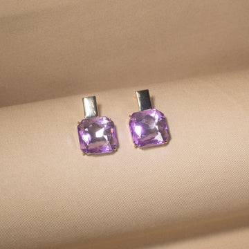 Lilac Dew Earrings- Glitterati Collection