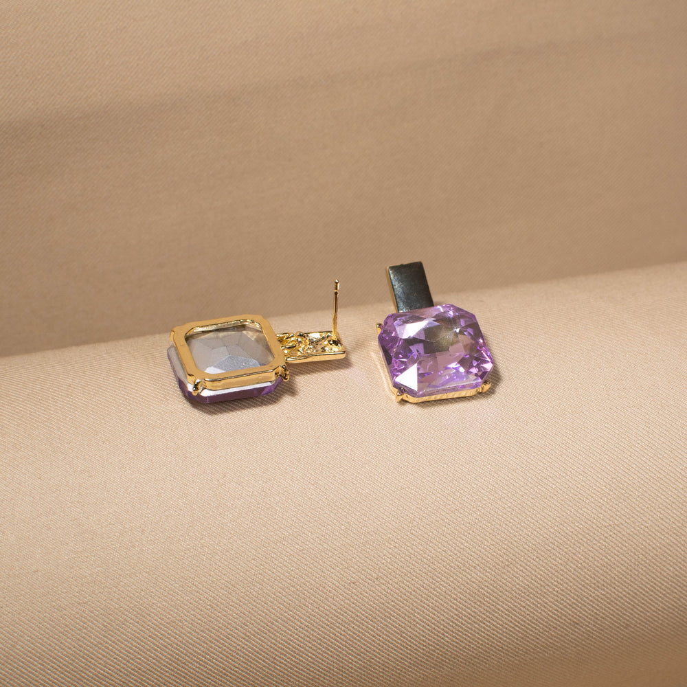 Lilac Dew Earrings- Glitterati Collection
