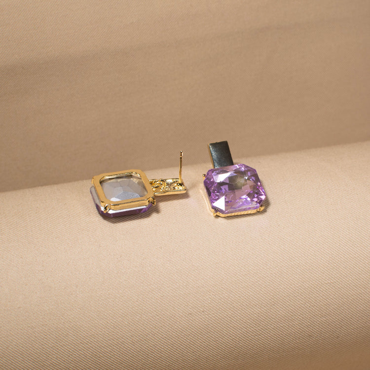 Lilac Dew Earrings- Glitterati Collection