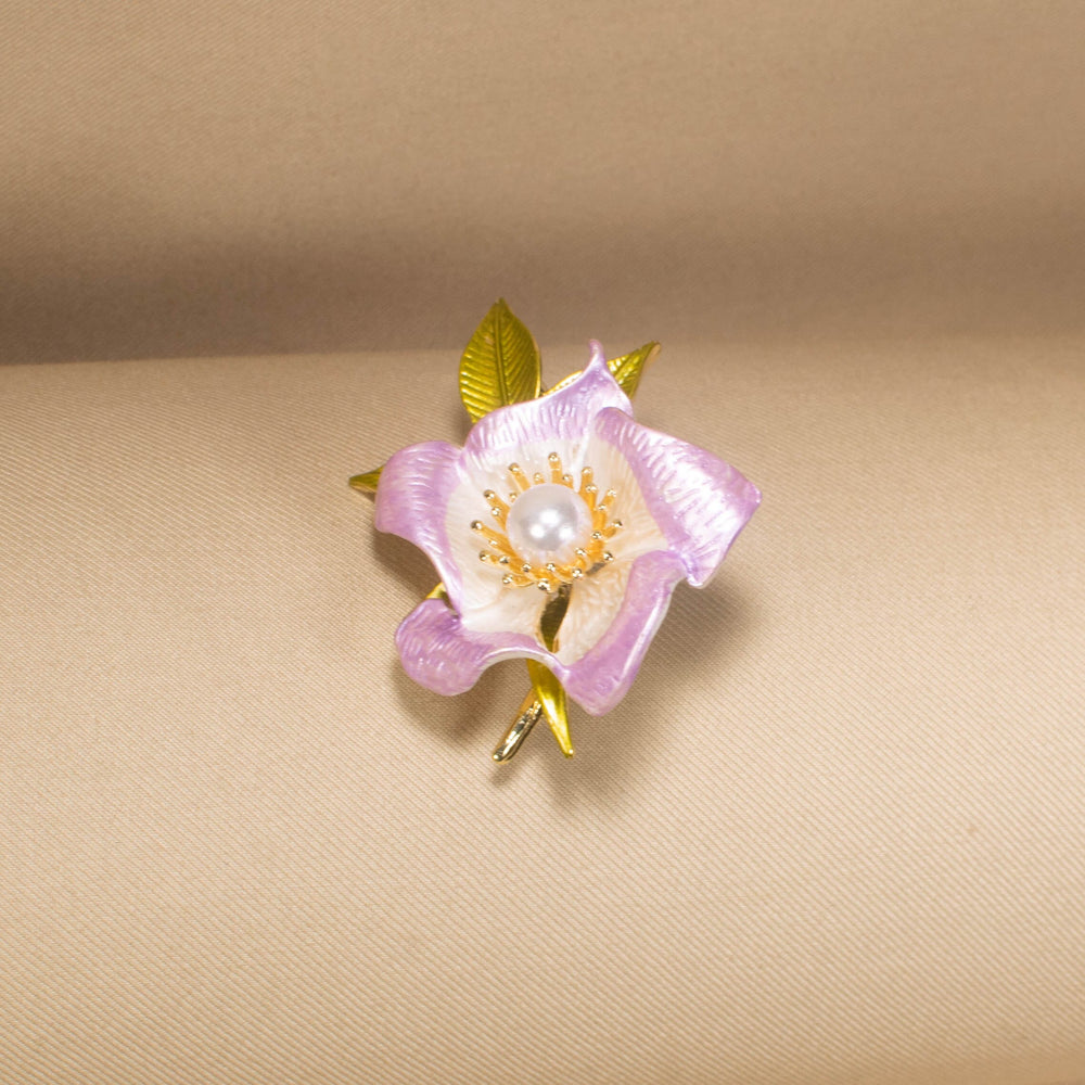 Lilac Grace Pearl Brooch