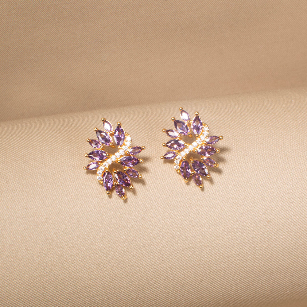 Lilac Leaf Studs