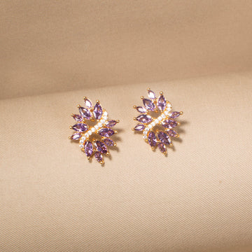 Lilac Leaf Studs