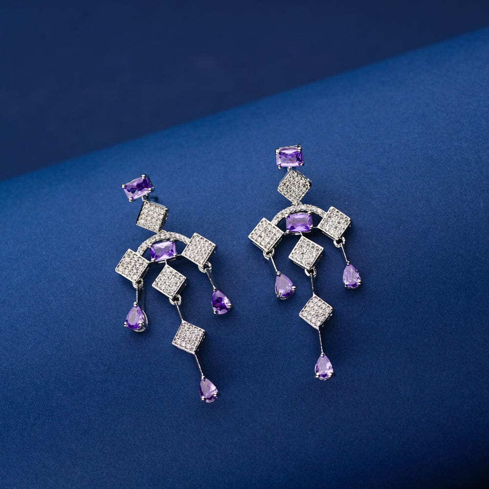 Purple Necklace Set - Necklace for Weddings - Lilac Love Necklace Set ...