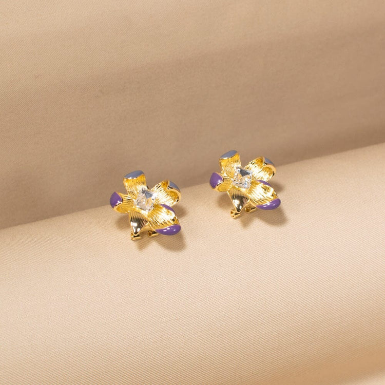 Lilac Lustre Pendant Set - Edgy Collection