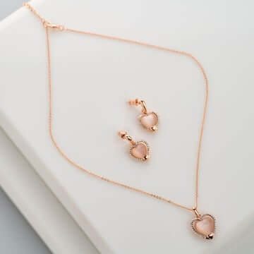 Little Hearts Pendant Set