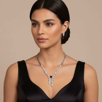 Louisa Necklace Set - Edgy Collection