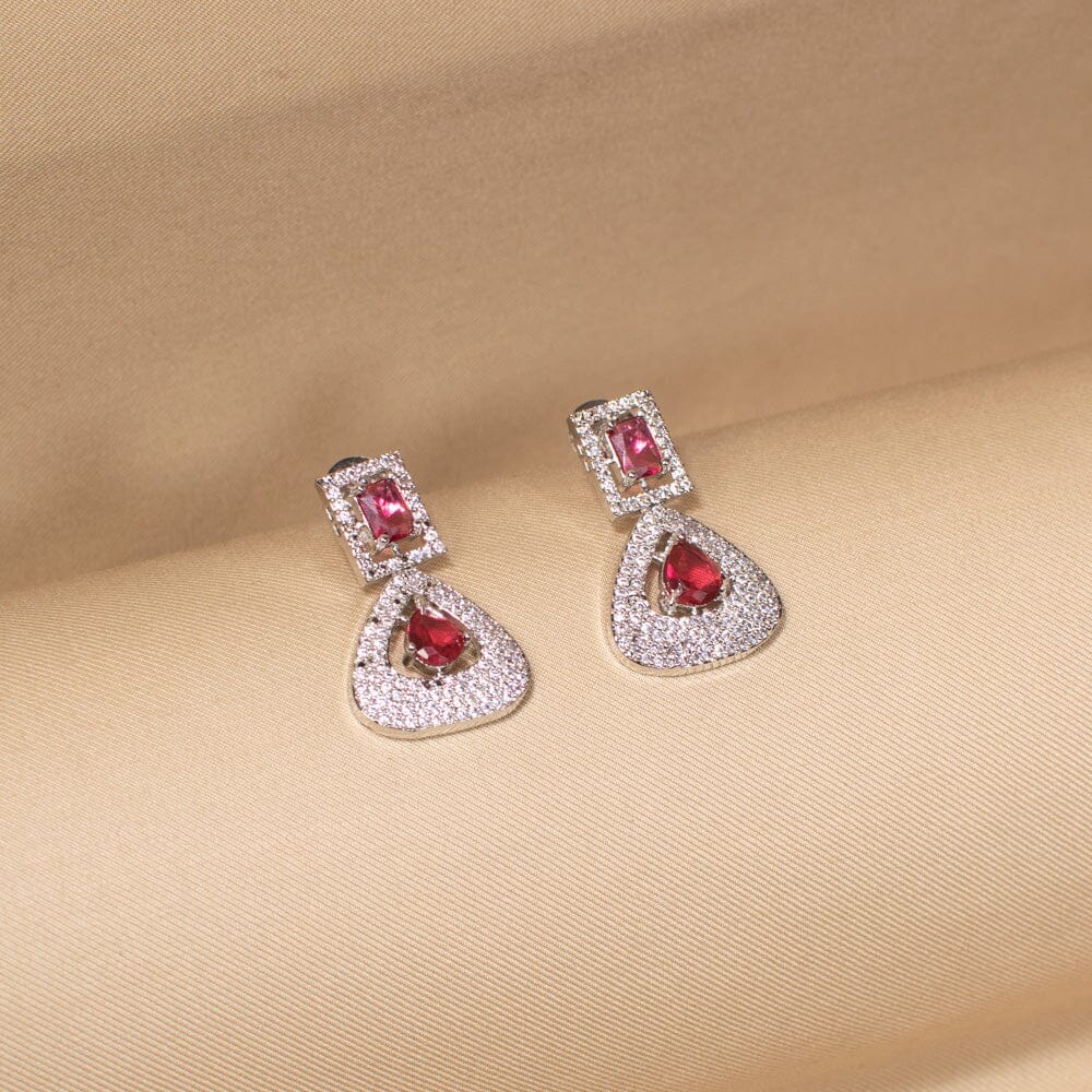 Lucia Necklace Set - Red