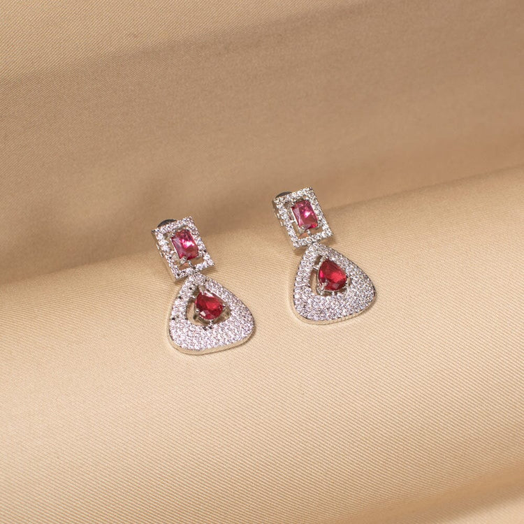 Lucia Necklace Set - Red