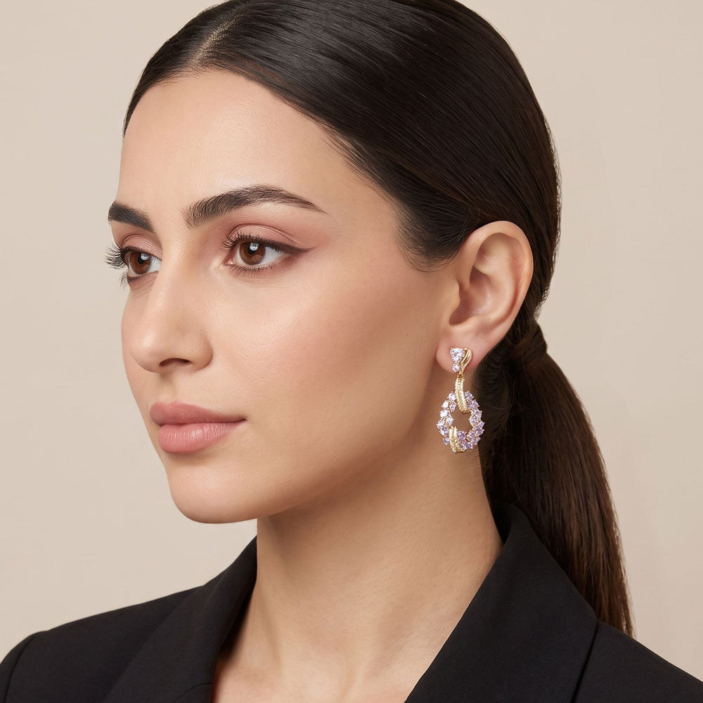 Luminous Loop Elegance Earrings