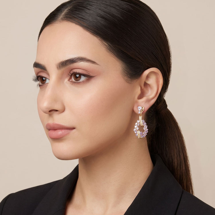 Luminous Loop Elegance Earrings