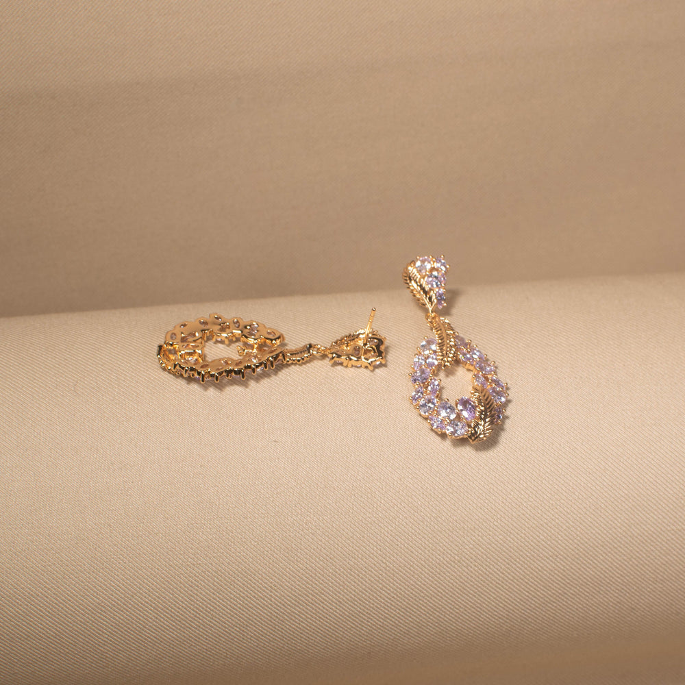 Luminous Loop Elegance Earrings