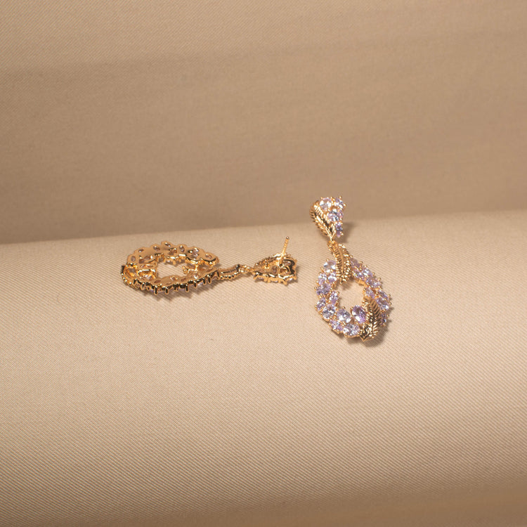 Luminous Loop Elegance Earrings
