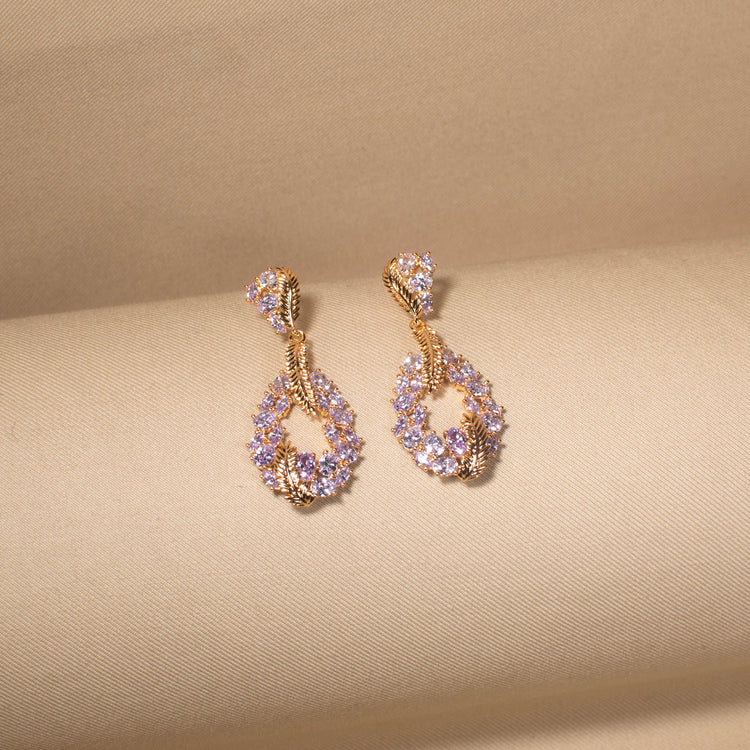 Luminous Loop Elegance Earrings