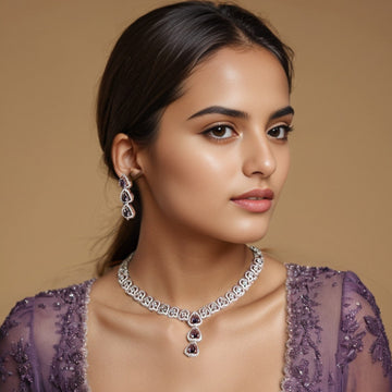Lush Lavender Necklace Set