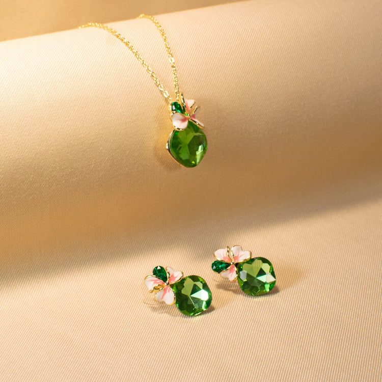 Lush Pendant Set - Green