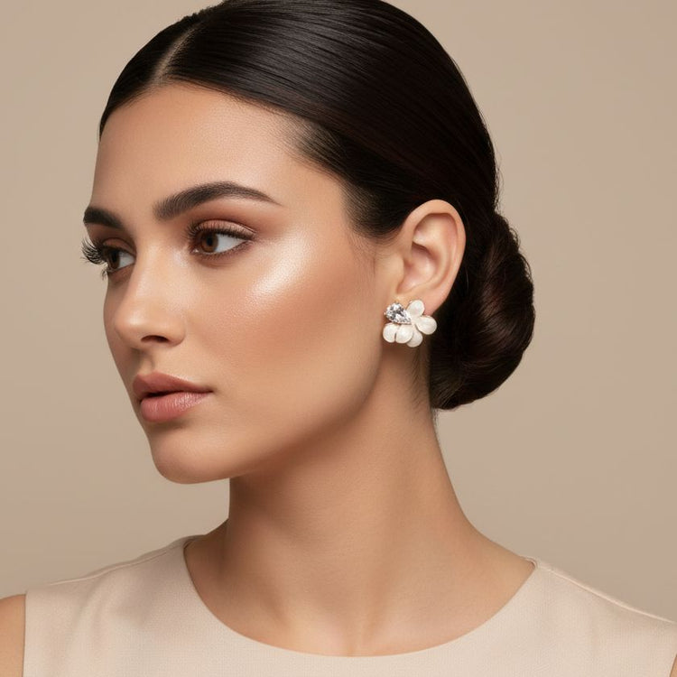 Lustre Petal Earrings