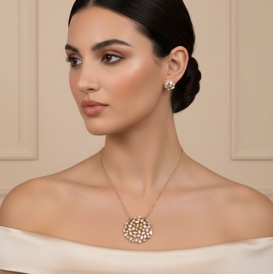 Lustrous Glow Pendant Set