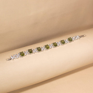 Lyanna Bracelet-Green-Glitterati Collection