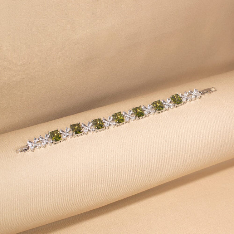 Lyanna Bracelet-Green-Glitterati Collection