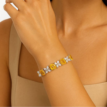 Lyanna Bracelet-Yellow-Glitterati Collection
