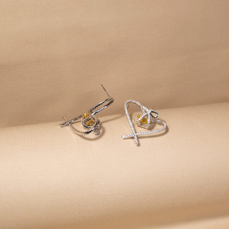 Lyrical Heart Earrings