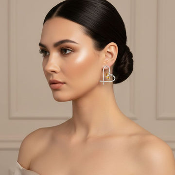 Lyrical Heart Earrings