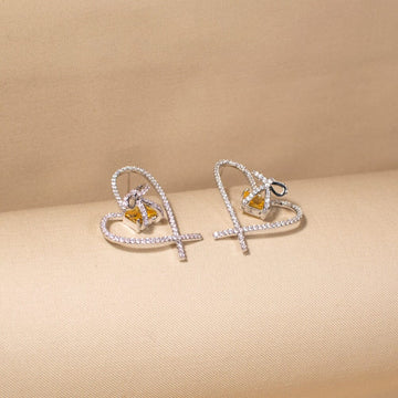 Lyrical Heart Earrings