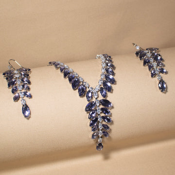 Majestic Plum Necklace Set