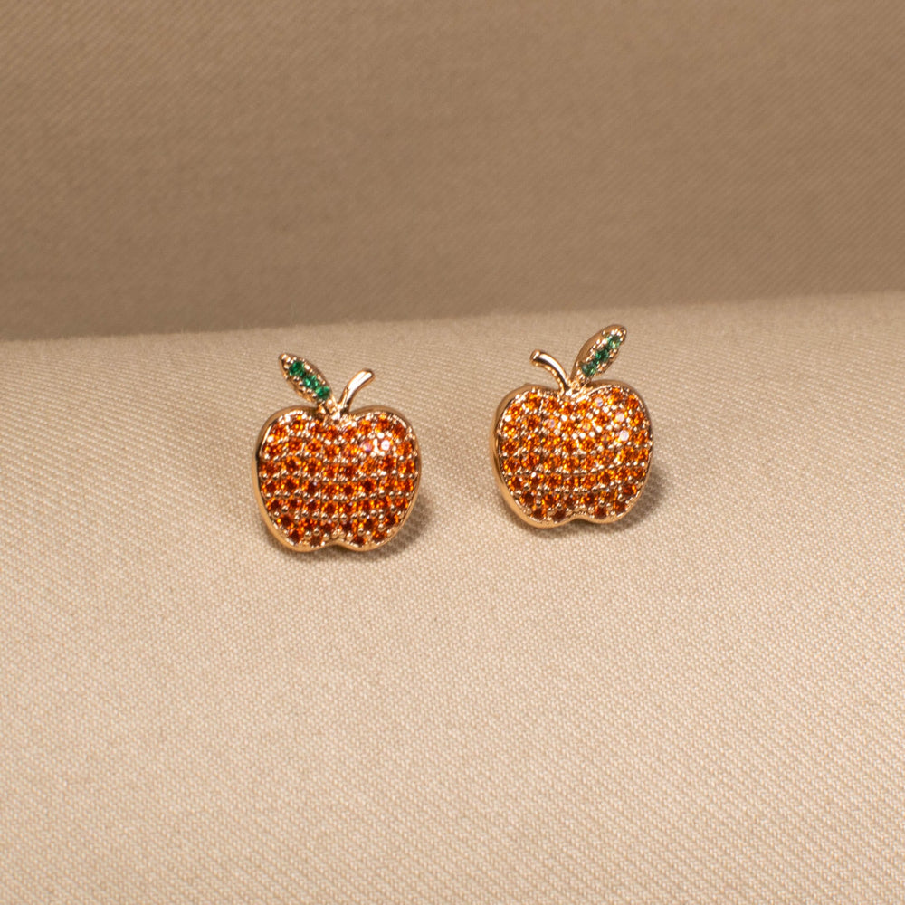 Mandarin Glow Studs