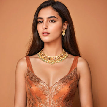 Manjari Necklace Set - Budget Series